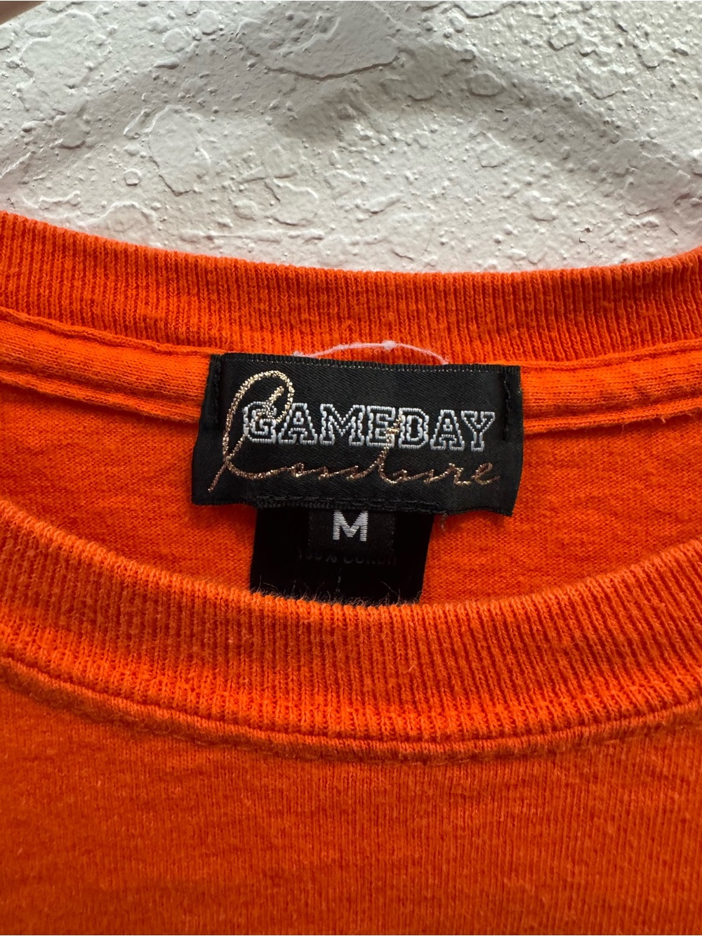 Vintage Sportswear Grunge Orange Long-Sleeve 'STATE' long sleeve M - Picture 3 of 12